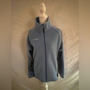 Columbia Kids Unisex Soft Blue Fleece Jacket